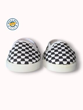 Build A Bear slip on canvas sneakers